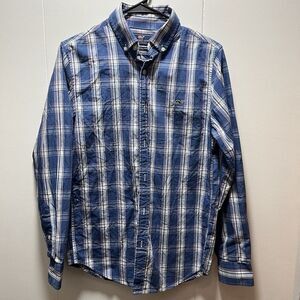 Vineyard Vines Slim Fit Whale Shirt Plaid Long‎ Sleeve Button Men's Size XS